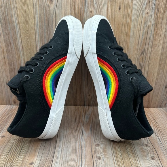 Vans Lampin 86 Dx Anaheim Factory Pride Black Unisex Sneakers Size M 5.5 W 7 - Picture 6 of 8